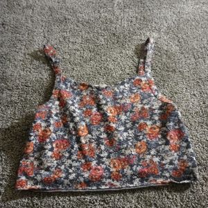 Flowered crop top